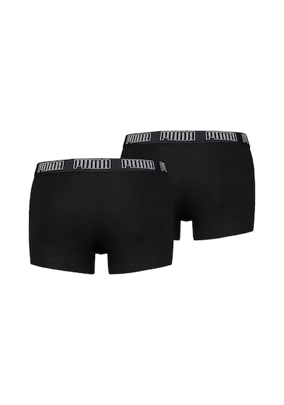 Puma Basıc Trunk Erkek İç Çamaşı Şort 2li Paket 935015 01 Siyah