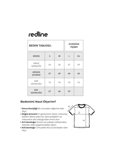 Redline Sway Erkek Oversize Tişört Haki