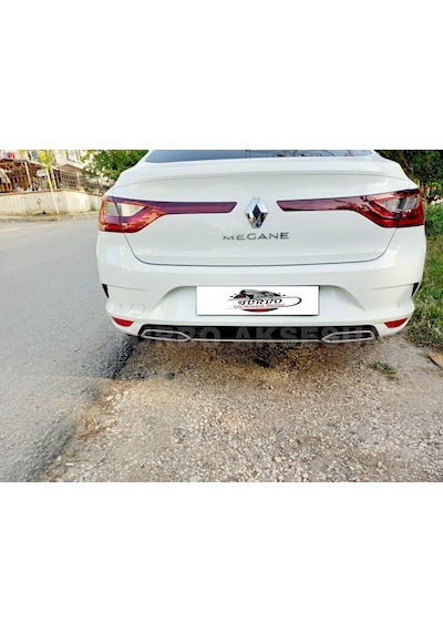 Renault Megane 4 Krom Egzoz Çerçevesi Orta Çıta 2021 ve Sonrası Renault Megane 4 Krom Egzoz Çerçevesi Orta Çıta 2021 ve Sonrası