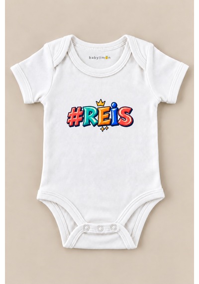 Babylimon Reis Beyaz Kısa Kollu Çıtçıtlı Bebek Zıbını Beyaz - 930083944 Beyaz