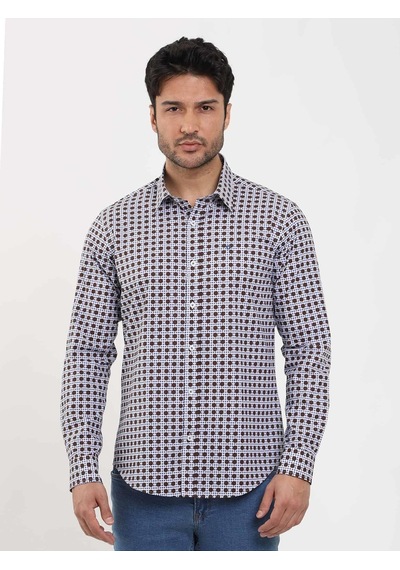 Dufy Kahverengi Erkek Slim Fit Puantiyeli Brent Düğmeli Yaka Uzun Kol Gömlek - 104359-kahverengi Kahverengi Dufy Kahverengi Erkek Slim Fit Puantiyeli Brent Düğmeli Yaka Uzun Kol Gömlek - 104359-kahverengi Kahverengi