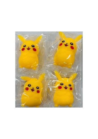 Pikaçu Squishy - 12'li Paket - Yumuşak Oyuncak