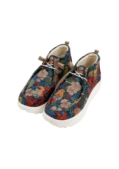 Kadın Vegan Deri Çok Renkli Bot - Fly Anywhere Tasarım Multicolor