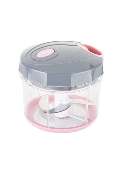 Açık Pembe Gri Büyük Pratik Doğrayıcı ve Çırpıcı 1000Ml Diğer