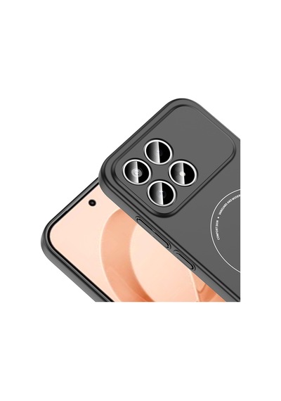 Xiaomi Poco F8 Pro Kılıf Ultra İnce Sert Hafif Magsafe Kamera Korumalı Pazarplus Siyah