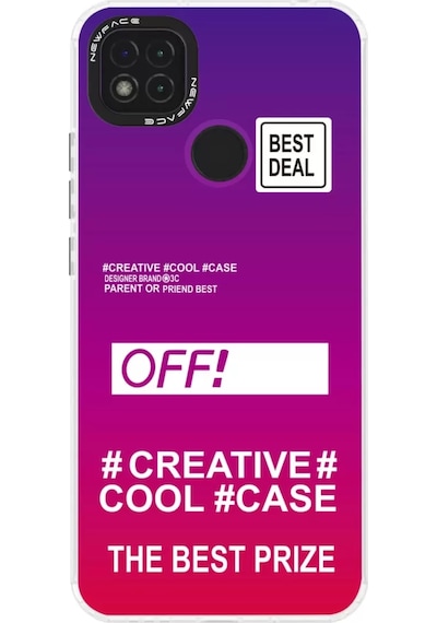Newface Xiaomi Redmi 9c Kılıf Estoril Desenli Kapak - Estoril - 9