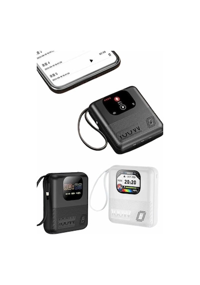 Ceylan Adam Akıllı Powerbank 10.000 Mah 4 Çıkışlı Taşınabilir Dijital Göstergeli Çok Renkli