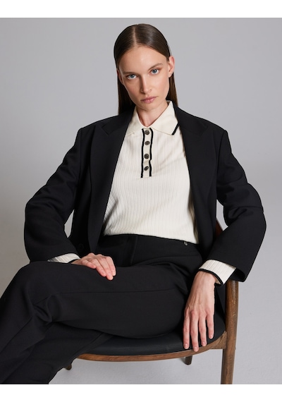 Pierre Cardin Ekru Slim Fit Kazak 50331500-vr019