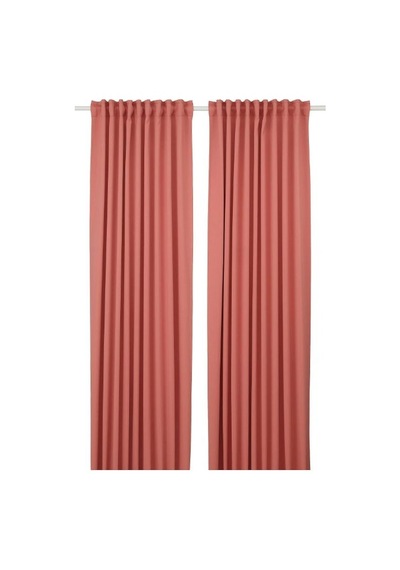 Ikea Majgull Fon Perde 145x300 Cm Pembe