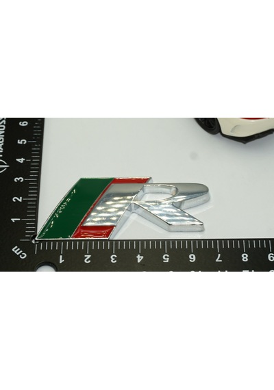 Dk Jaguar R Bagaj Krom Metal Logo Amblem 3m 3d