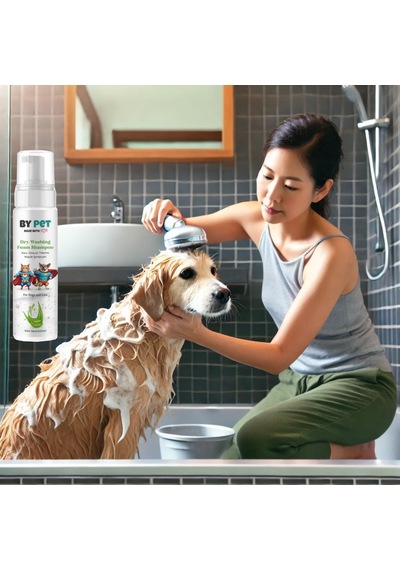 Tr Aloe Vera İçerikli Kedi Ve Köpek Kuru Yıkama Bakım Şampuanı Tüy Deri Bakım Köpüğü 200 Ml