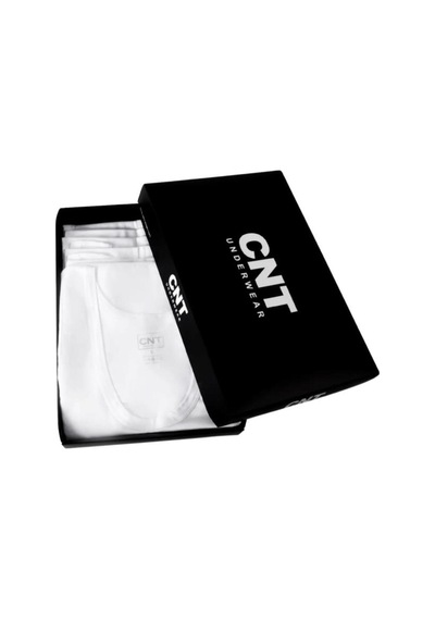 Cnt Erkek Atlet Pamuklu Basic 5'li Premium Paket Beyaz Beyaz