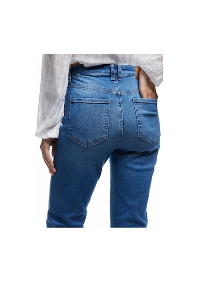 Koton Yüksek Bel Dar Kalıp Düğmeli Cepli İspanyol Paça Crop Jean Pantolon - Flare Jeans Orta İndigo 6wal40038md Indigo Koton Yüksek Bel Dar Kalıp Düğmeli Cepli İspanyol Paça Crop Jean Pantolon - Flare Jeans Orta İndigo 6wal40038md Indigo