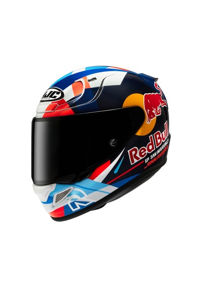 Hjc Rpha12 Red Bull Misano 2 Mc21 Kapalı Motosiklet Kaskı Karışık-çok Renkli