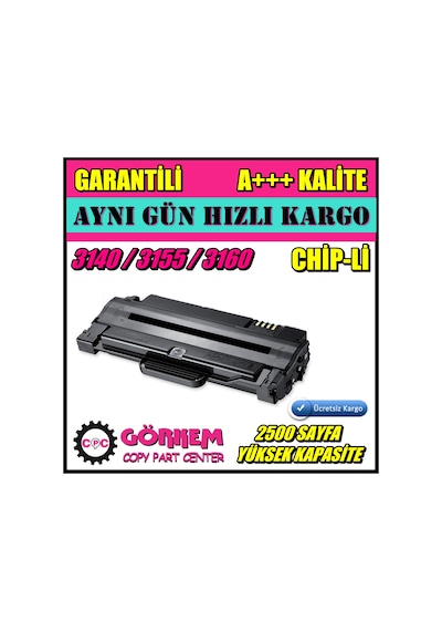 Xerox 3140 / 3155 / 3160 Uyumlu Toner (108R00909)