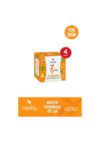 7 Gün Fit Program - Kayısı Ve Maydanozlu Fit Çay 4'lü