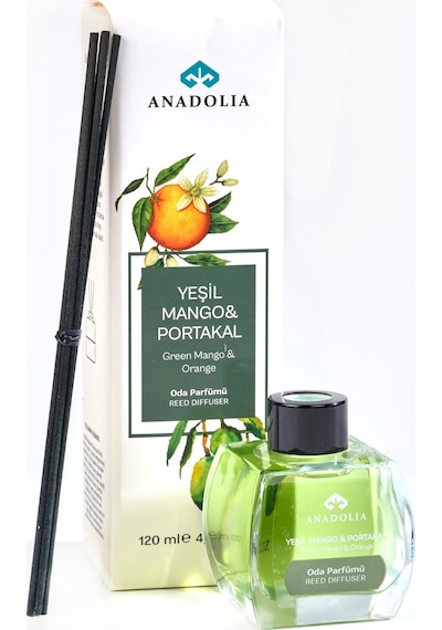 Anadolia Yeşil Mango & Portakal Premium Çubuklu Oda Kokusu 120 ML