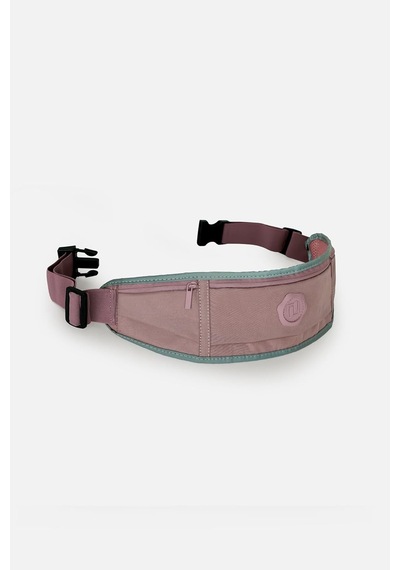 Xmlbayiciniz Icone Koşucu Bel Çantası, Reflektörlü, Haki, Paraşüt Kumaş, Ön Cepli, Unisex Spor Fitness Gym Çantası Pudra Çok Renkli