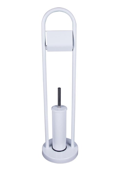 Maxiflow Klozet Fırça & Kağıtlık Ayaklı Set 80cm Beyaz Diğer