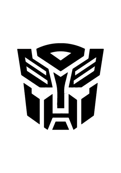 Transformers Sticker 10 X 10 Cm