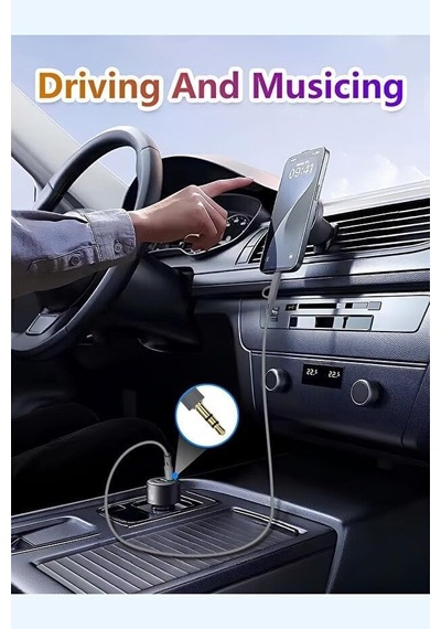 2in1 Type-c, Lightning İle Uyumlu To 3.5mm Silikonlu Aux Kablosu 1m Mt2812 Tak Çalıştır