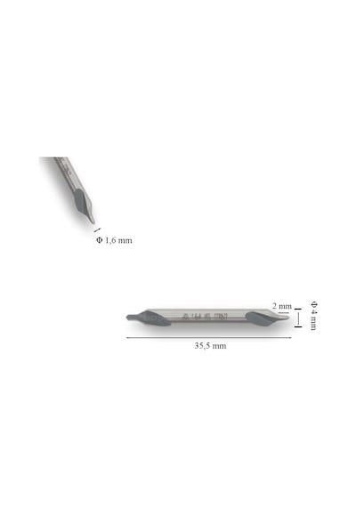 Mte 1,60 Mm Punta Matkabı Hss Dın 333/a