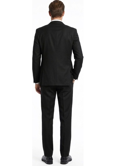 UKİ Siyah Comfort Fit Klasik Pantolon