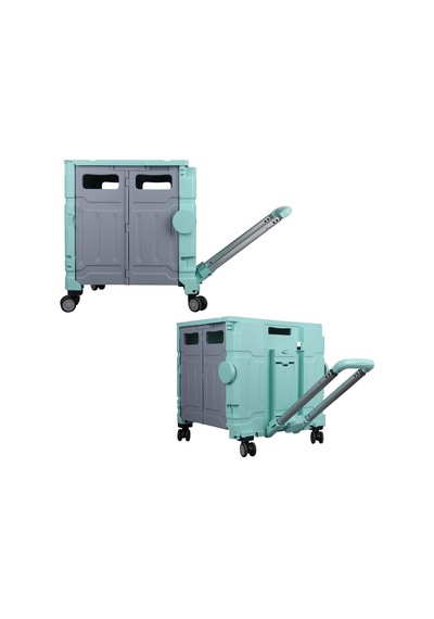 Ayt Sunup Sn-26968 Katlanabilir Market Pazar Kamp Tekerlekli Alışveriş Arabası 60 Kg Kapasiteli Çanta