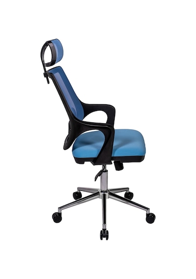 Ofisbazaar Buya Fileli Ofis Koltuğu Ergonomik Ve Modern Tasarım Açık Mavi Mavi
