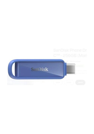 Sandisk Sdıxs0n-256g-gn6nd 256gb Phone Drive With Usb-c-128gb Maritime Blue Flash Bellek Kdo