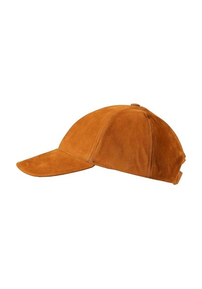 Unisex Vegan Süet Şapka Taba