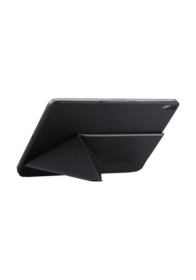 İpad Air 11 2024 Uyumlu Pitaka Folio 3 Kalem Bölmeli Standlı Kılıf Siyah Kapaklı Kılıf