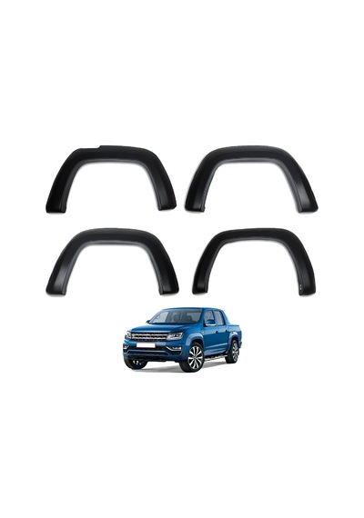 Volkswagen Amarok 2010-2022 Yıl Aralığı Uyumlu Çamurluk Dodik 4 Parça Siyah