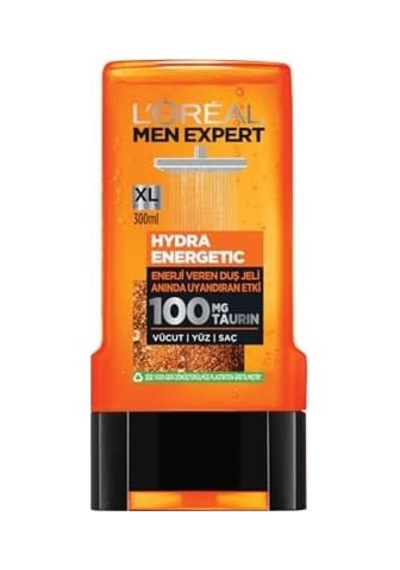 Men Expert Hydra Energetic Taurin İçeren Duş Jeli 300 Ml Açık Mavi