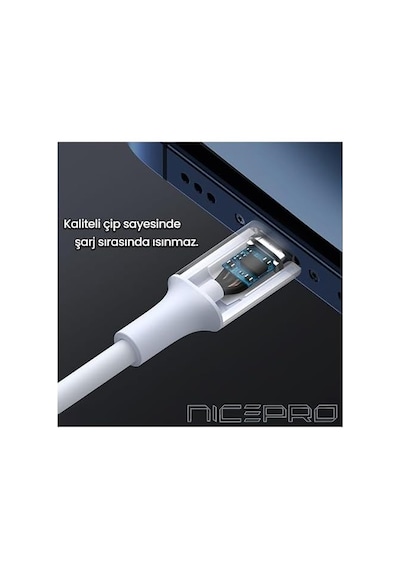 Npo Hızlı Şarj Ve Data Kablosu Type-c To Type-c, 60w, 20cm