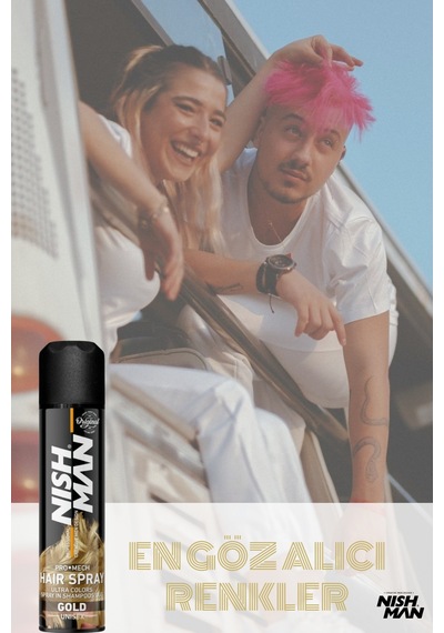 Nish Man Renkli Saç Spreyi 150 ML