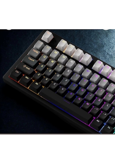 Gradient Mekanik Klavye Oem Profil Rgb Tuş Takımı Pbt