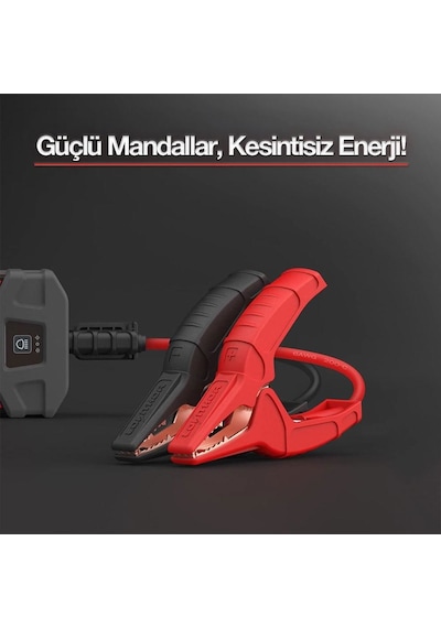 Lokithor Clamppro Akü Takviye Cihazı İçin Yedek Akü Bağlantı Kablosu Fr Clamppro
