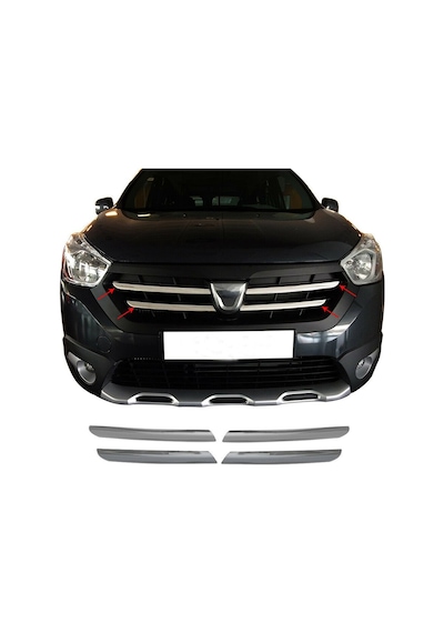 Dacia Dokker Krom Ön Panjur 4Prç 2013 ve Üzeri P.Çelik