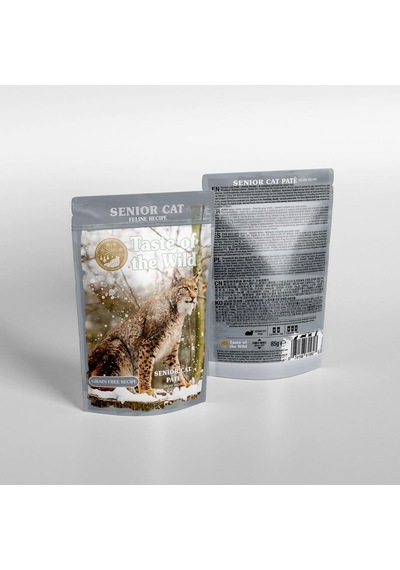 Senior Yaşlı Pouch Tavuklu Yaş Mama Soslu 85 Gr