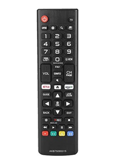 Için Evrensel Tv Uzaktan Kumanda Abs Yüksek Hassasiyetli Uzun Mesafe Akıllı Uzaktan Kumanda Yedek Akb75095315