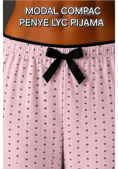 Made By Me Pamuklu Modal Compact Premium Pijama Altı Pembe