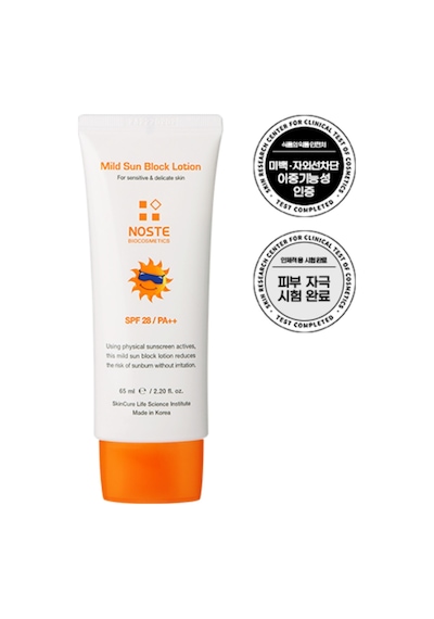Noste Mild Sunblock Lotion Spf28 Pa++ 65 Ml Suya Dayanıklı Güneş Kremi