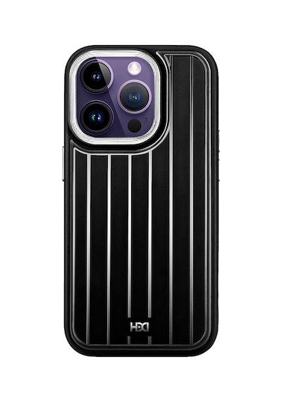 Apple Uyumlu iPhone 14 Pro Kılıf Hbc-190 Kolaj Kapak - Siyah