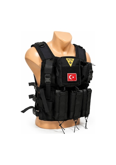 Süngü Tactical Siyah Hücum Yeleği
