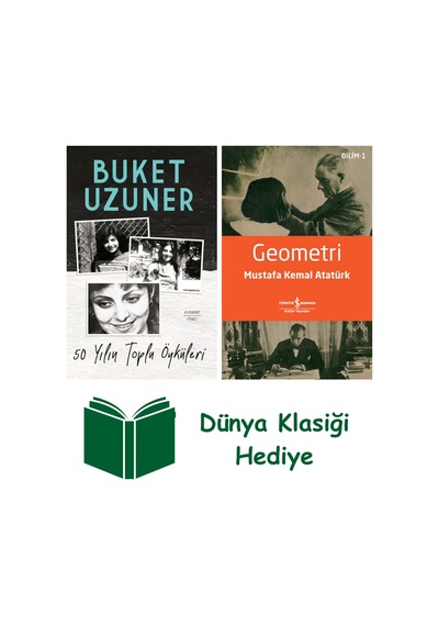 50 Yılın Toplu Öyküleri Ciltli + Geometri + Dünya Klasiği Hediye