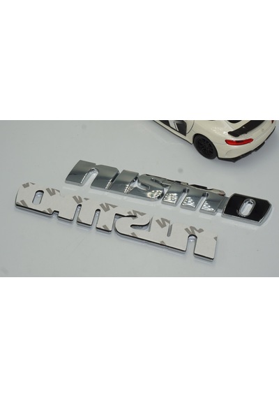 Dk Nissan Nismo Krom Siyah Çamurluk Yanı Logo Arma Amblem Seti