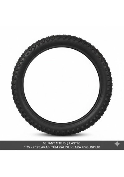 16 Jant Bisiklet Dış Lastik 16x1.75 1.90 1.95 2.125 Uyumlu Çocuk Bisikleti Mtb Dişli Lastiği 1 Adet