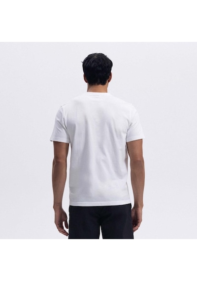 Ellesse Em453-of Bisiklet Yaka Erkek T-shirt - Beyaz
