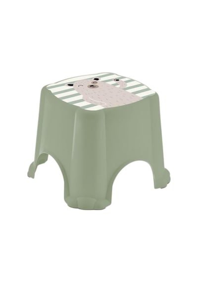 Flosoft Kaydırmaz Çocuk Taburesi, Figürlü Çocuk Banyo Lavabo Klozet Taburesi Çok Renkli